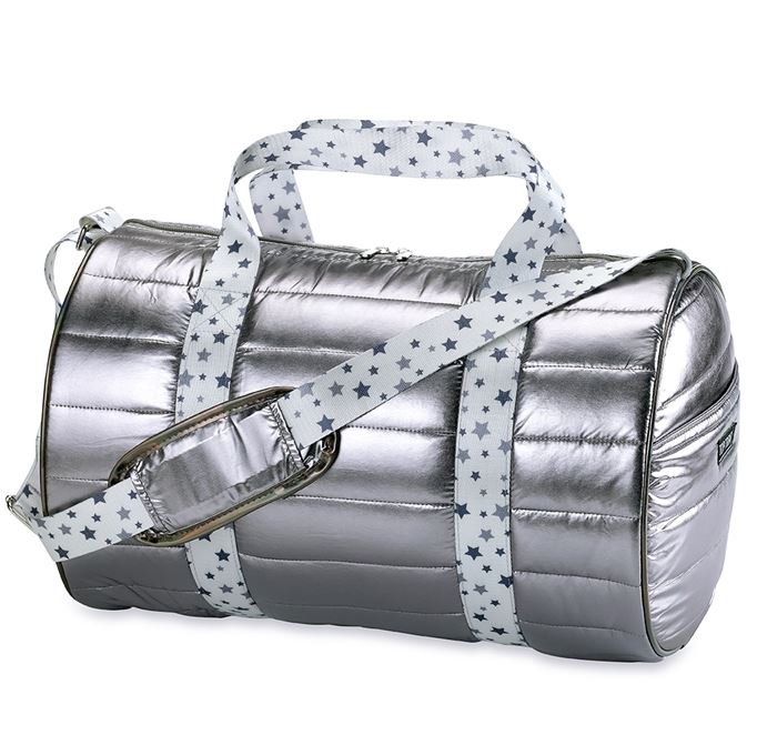 Metallic Puffer Duffel Bag – Personally Yours