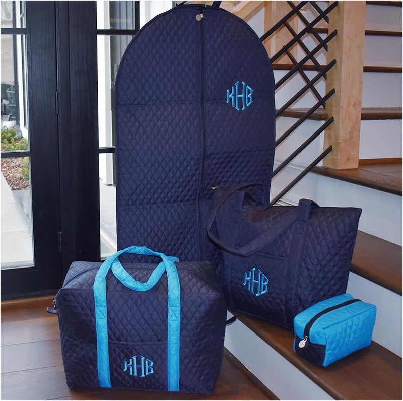 2 Piece quilted luggage set