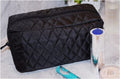 Quilted makeup bags